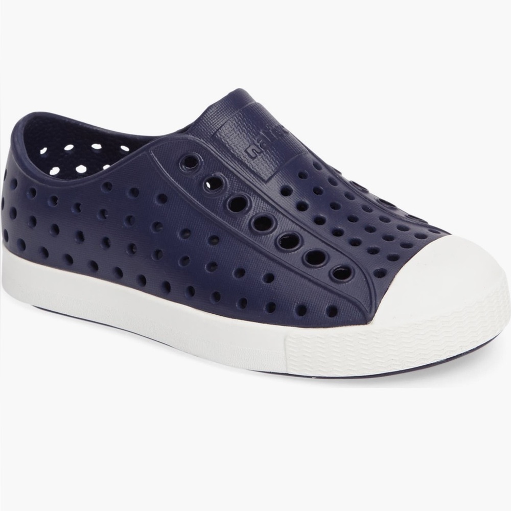 Native Shoes Kids' Jefferson Slip-On Sneaker in Navy - Toddler Size 8